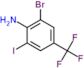 2-bromo-6-iodo-4-(trifluoromethyl)aniline