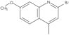 Quinoline, 2-bromo-7-methoxy-4-methyl-