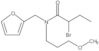 2-Bromo-N-(2-furanylmethyl)-N-(3-methoxypropyl)butanamide