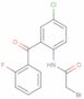 2-Bromo-N-[4-chloro-2-(2-fluorobenzoyl)phenyl]acetamide