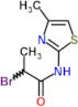 2-bromo-N-(4-methyl-1,3-thiazol-2-yl)propanamide