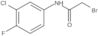 2-Bromo-N-(3-chloro-4-fluorophenyl)acetamide