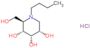 3,4,5-Piperidinetriolo, 1-butil-2-(idrossimetil)-, cloridrato (1:1), (2R,3R,4R,5S)-