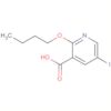 3-Pyridinecarboxylic acid, 2-butoxy-5-iodo-