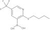 B-[2-(Butylthio)-5-(trifluoromethyl)-3-pyridinyl]boronic acid