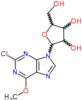 2-chloro-6-methoxy-9-pentofuranosyl-9H-purine