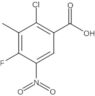 2-Chlor-4-fluor-3-methyl-5-nitrobenzoesäure