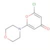 4H-Pyran-4-one, 2-chloro-6-(4-morpholinyl)-