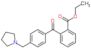 ethyl 2-[4-(pyrrolidin-1-ylmethyl)benzoyl]benzoate