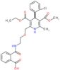 2-[(2-{[4-(2-chlorophenyl)-3-(ethoxycarbonyl)-5-(methoxycarbonyl)-6-methyl-1,4-dihydropyridin-2-yl]methoxy}ethyl)carbamoyl]benzoic acid
