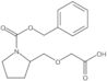 1-(Phenylmethyl) 2-[(carboxymethoxy)methyl]-1-pyrrolidinecarboxylate