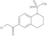 2-Chloro-1-[1,2,3,4-tetrahydro-1-(methylsulfonyl)-6-quinolinyl]ethanone