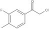 2-Chloro-1-(3-fluoro-4-methylphenyl)ethanone