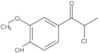 2-Chloro-1-(4-hydroxy-3-methoxyphenyl)-1-propanone