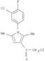 Ethanone,2-chloro-1-[1-(3-chloro-4-fluorophenyl)-2,5-dimethyl-1H-pyrrol-3-yl]-