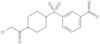 2-Chloro-1-[4-[(3-nitrophenyl)sulfonyl]-1-piperazinyl]ethanone