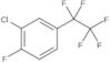 2-Chloro-1-fluoro-4-(1,1,2,2,2-pentafluoroethyl)benzene
