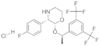 (2R,3S)-2-{(1R)-1-[3,5-Bis(trifluoromethyl)phenyl]ethoxy}-3-(4-fluorophenyl)morpholine hydrochloride