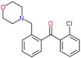 (2-chlorophenyl)-[2-(morpholinomethyl)phenyl]methanone