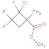 Cyclobutanecarboxylic acid, 2-chloro-2,3,3-trifluoro-1-methyl-, methylester