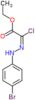 ethyl (2E)-[(4-bromophenyl)hydrazono](chloro)ethanoate