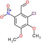 2-chloro-3,4-dimethoxy-6-nitrobenzaldehyde