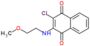 2-chloro-3-[(2-methoxyethyl)amino]naphthalene-1,4-dione