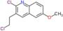 2-chloro-3-(2-chloroethyl)-6-methoxyquinoline