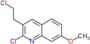 2-chloro-3-(2-chloroethyl)-7-methoxyquinoline