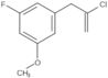 1-(2-Chloro-2-propen-1-yl)-3-fluoro-5-methoxybenzene