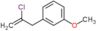 1-(2-chloroprop-2-enyl)-3-methoxy-benzene