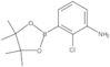 2-Chloro-3-(4,4,5,5-tetramethyl-1,3,2-dioxaborolan-2-yl)benzenamine