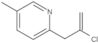 2-(2-Chloro-2-propen-1-yl)-5-methylpyridine