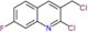 2-chloro-3-(chloromethyl)-7-fluoro-quinoline