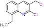 2-chloro-3-(chloromethyl)-8-ethyl-quinoline