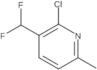 2-Chloro-3-(difluoromethyl)-6-methylpyridine