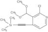 2-Chloro-3-(dimethoxymethyl)-4-[2-(trimethylsilyl)ethynyl]pyridine