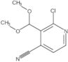 2-Chloro-3-(dimethoxymethyl)-4-pyridinecarbonitrile