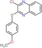 2-chloro-3-[(4-methoxyphenyl)sulfanyl]quinoxaline