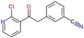 3-[2-(2-chloro-3-pyridyl)-2-oxo-ethyl]benzonitrile