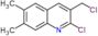 2-chloro-3-(chloromethyl)-6,7-dimethyl-quinoline