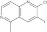 2-Chloro-3-iodo-5-methyl-1,6-naphthyridine