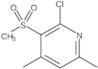 2-Chloro-4,6-dimethyl-3-(methylsulfonyl)pyridine