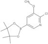 2-Chloro-3-methoxy-5-(4,4,5,5-tetramethyl-1,3,2-dioxaborolan-2-yl)pyridine