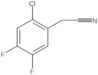 2-Chloro-4,5-difluorobenzeneacetonitrile