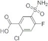 2-chloro-4-fluoro-5-sulfamoylbenzoic acid