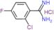 2-chloro-4-fluoro-benzamidine hydrochloride