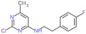 2-chloro-N-[2-(4-fluorophenyl)ethyl]-6-methyl-pyrimidin-4-amine