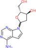 7-(2-deoxy-D-erythro-pentofuranosyl)-7H-pyrrolo[2,3-d]pyrimidin-4-amine