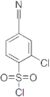 2-Chloro-4-cyanobenzenesulfonyl chloride